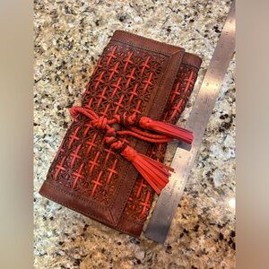 Lucky Brand Leather Clutch